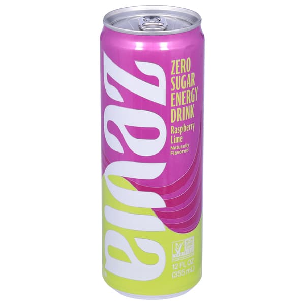 Zevia Raspberry Lime Energy Drink