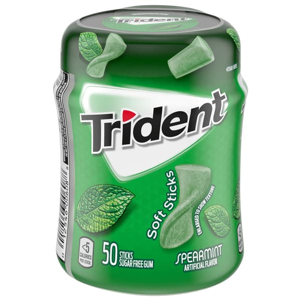 Trident Spearmint Sugar Free Gum Go