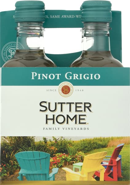 Sutter Home Pinot Grigio White Wine, Wine Bottles
