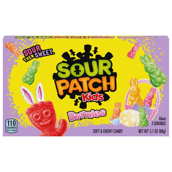 Sour Patch Kids Bunnies Soft And Chewy Easter Candy