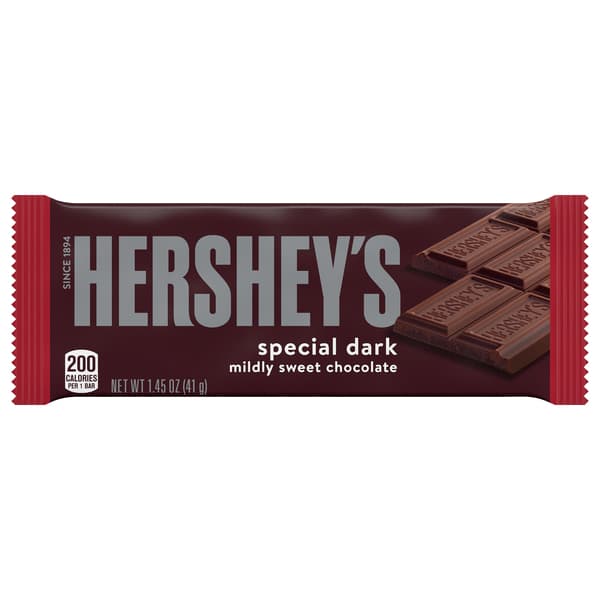 Hershey'S Special Dark Mildly Sweet Chocolate Bar
