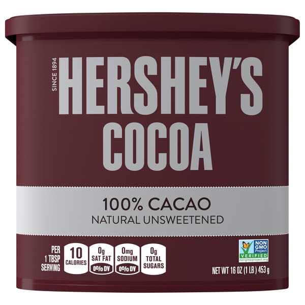 Is it Low FODMAP? Hershey's, Naturally Unsweetened Sugar Free Cocoa Baking Supplies, Container