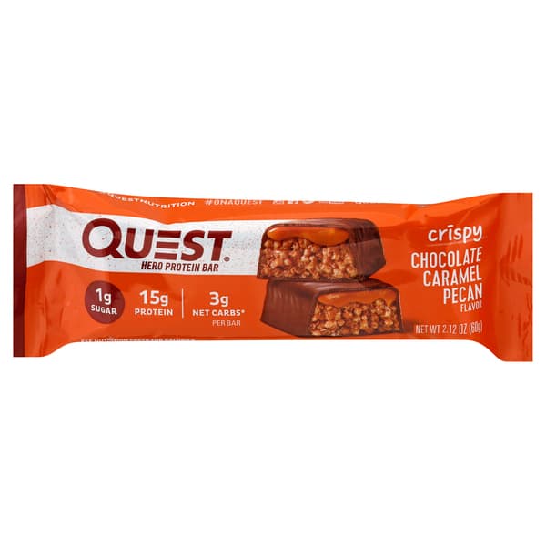 Quest Chocolate Caramel Pecan Protein Bar