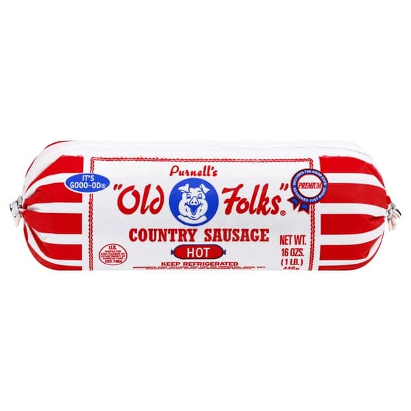 Purnell'S Old Folks Hot Sausage Roll