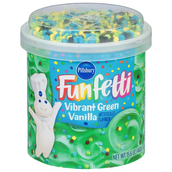 Pillsbury Funfetti Happy Birthday Green Frosting
