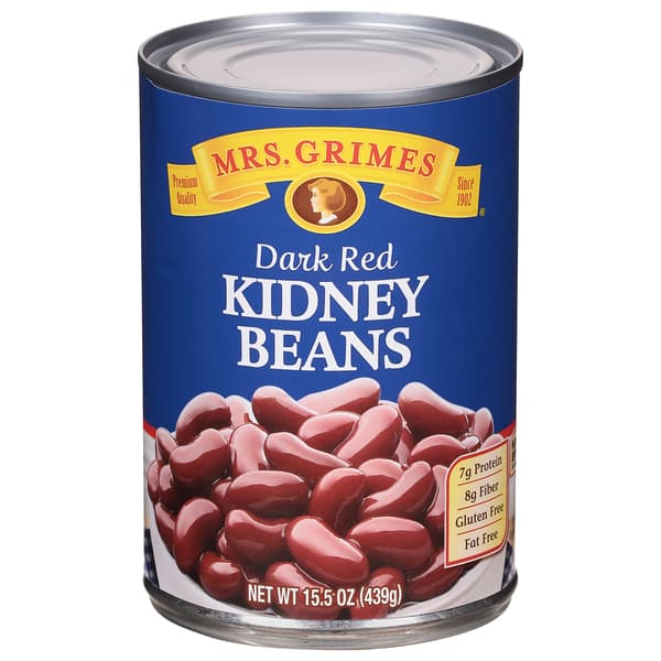 Mrs. Grimes Dark Red Kidney Beans