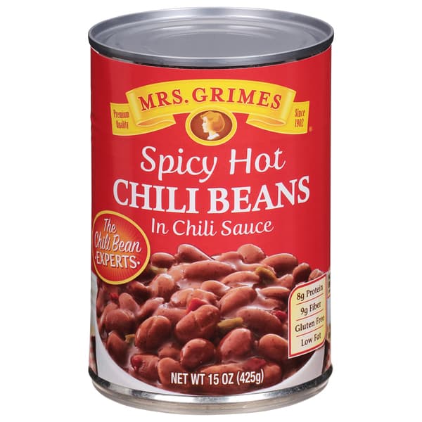 Mrs. Grimes Spicy Hot Chili Beans