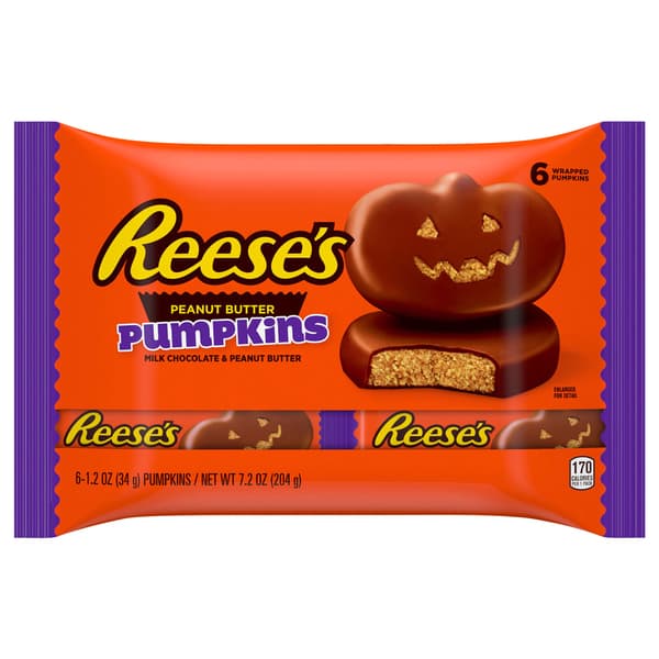 Reese'S Milk Chocolate & Peanut Butter Pumpkins Snack Size