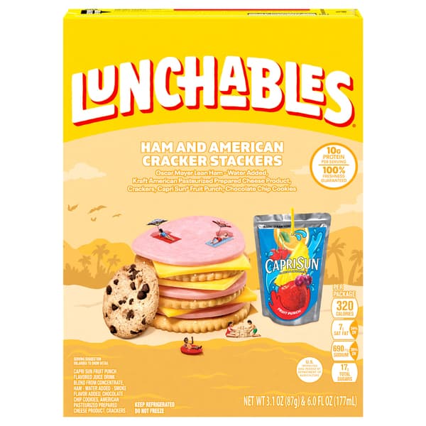 Oscar Mayer Lunchables Ham & American Cracker Stackers