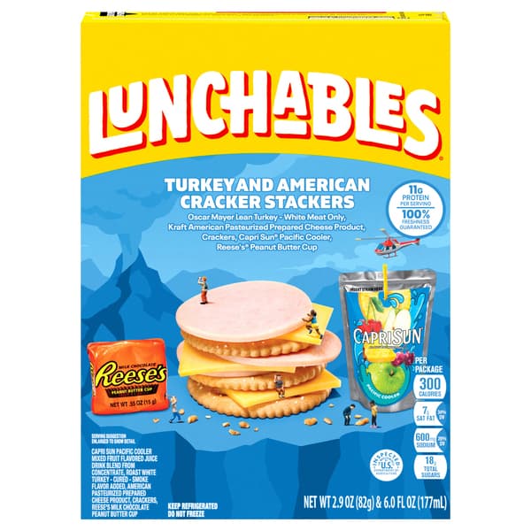 Oscar Mayer Lunchables Turkey & American Cracker Stackers
