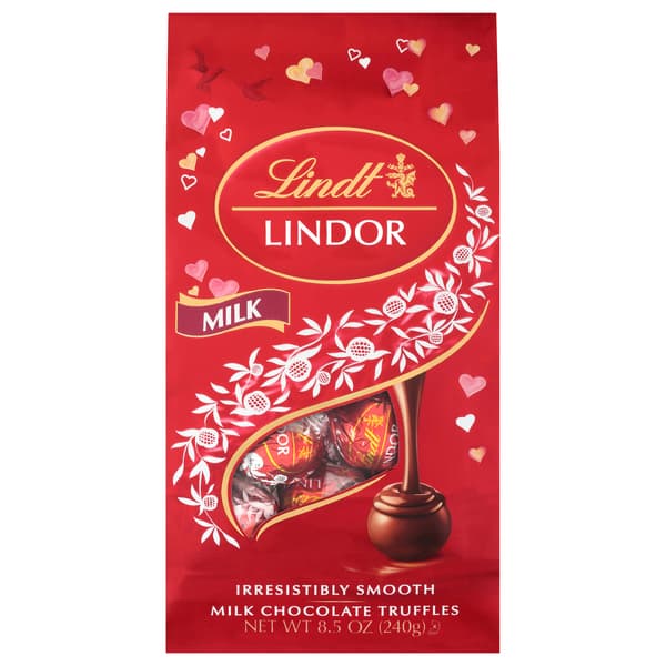 Lindt Lindor Valentine Milk Chocolate Truffles