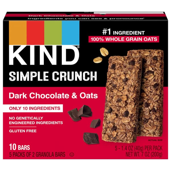 Kind Kind Simple Crunch Oats&dark Chocolate