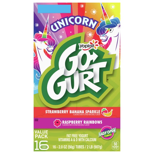 Is it Gluten Free? Go-gurt Unicorn Low Fat Yogurt Variety Pack, Yogurtes