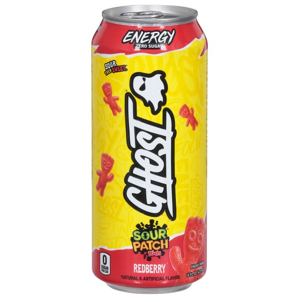 Is it Shellfish Free? Ghost Sour Patch Kids Redberry Energy