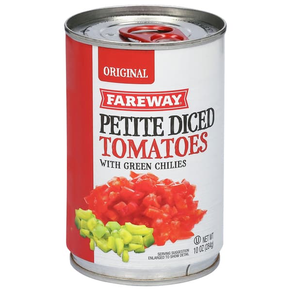 Fareway Diced Tomatoes With Green Chilies