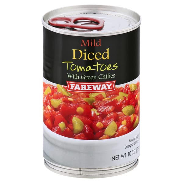 Fareway Mild Diced Tomatoes With Green Chilies