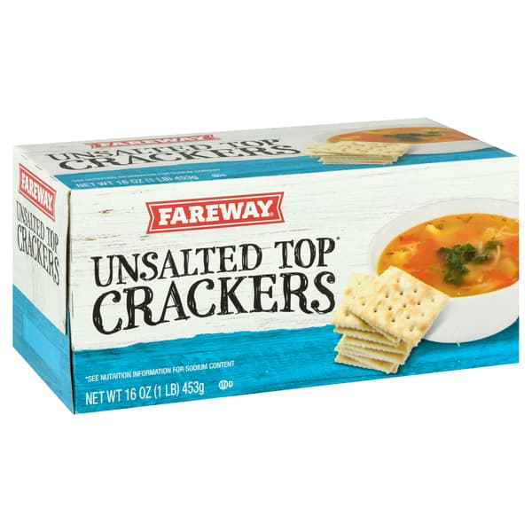 Fareway Unsalted Saltines