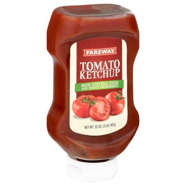 Fareway Tomato Ketchup Made With Real Sugar & Simple Ingredients