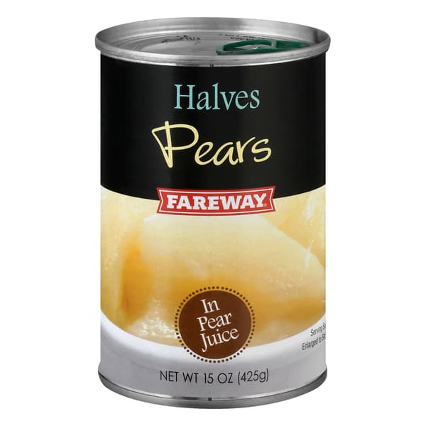 Fareway Pear Halves In Juice