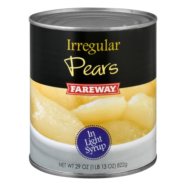 Fareway Irregular Pears In Syrup