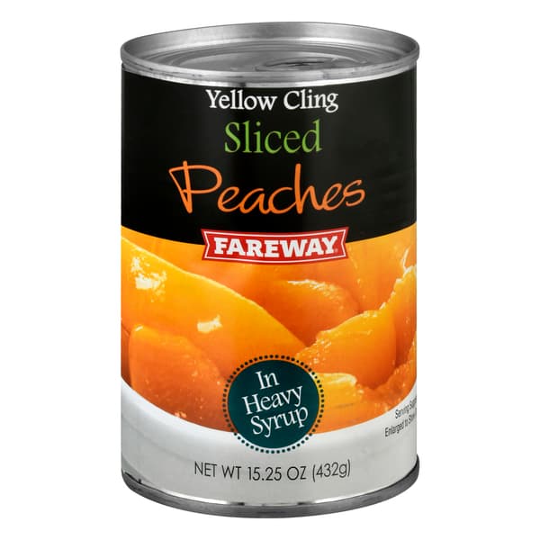 Fareway Sliced Peaches In Syrup