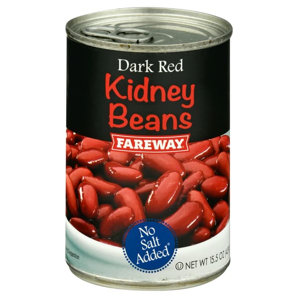 Fareway Dark Red Kidney Beans No Salt Added