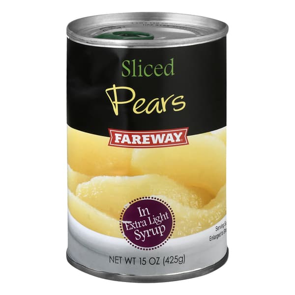 Fareway Sliced Pears In Light Syrup