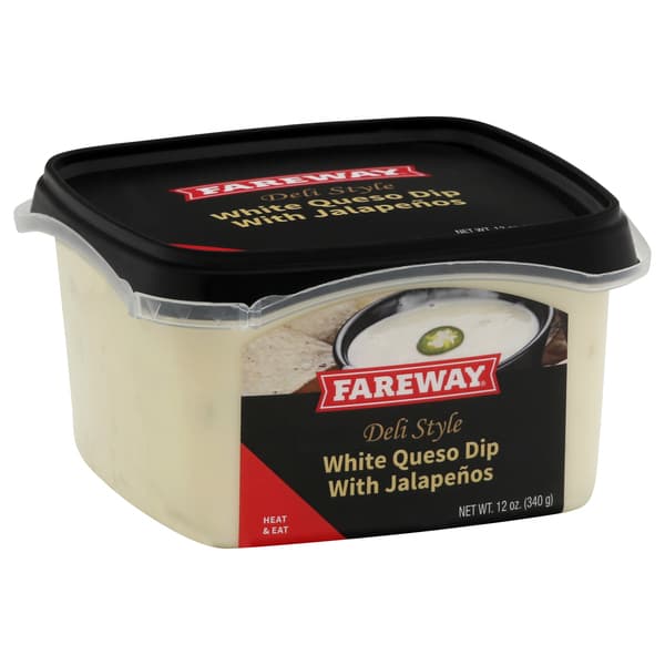 Fareway Deli Style White Queso Dip With Jalapenos