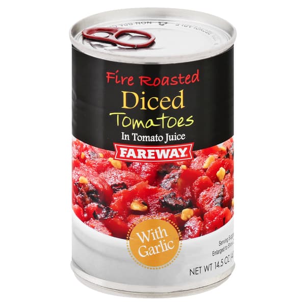 Fareway Diced Tomatoes With Garlic
