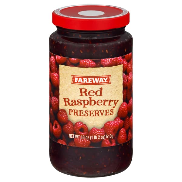 Fareway Natural Red Raspberry Preserves