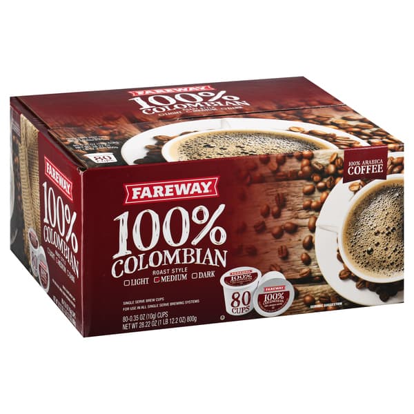 Fareway 100% Colombian Single Serve Brew