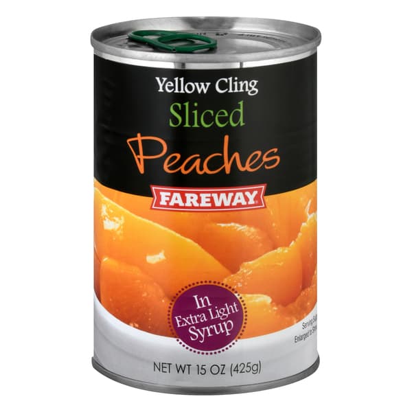 Fareway Sliced Peaches In Light Syrup