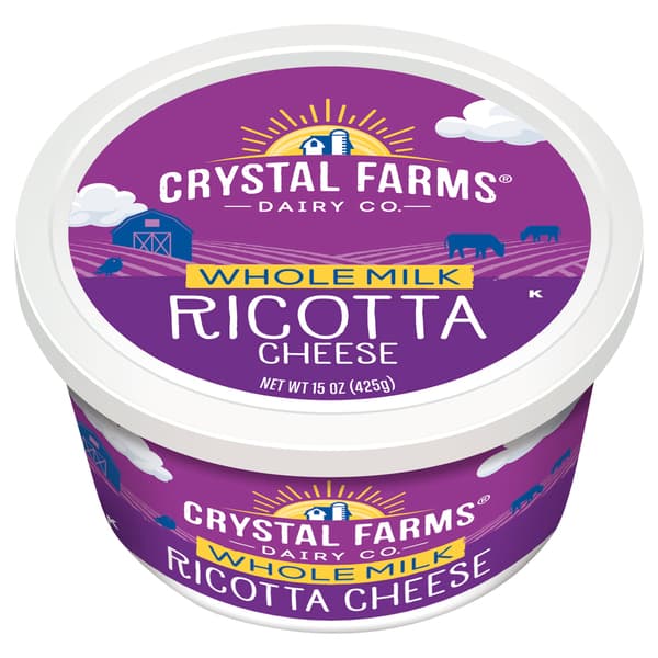 Crystal Farms Whole Milk Ricotta Cheese