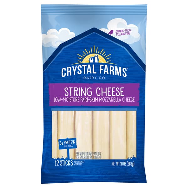 Crystal Farms Wisconsin String Cheese