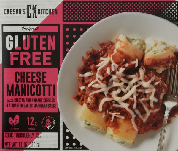 Caesar'S Pasta Gluten Free Manicotti