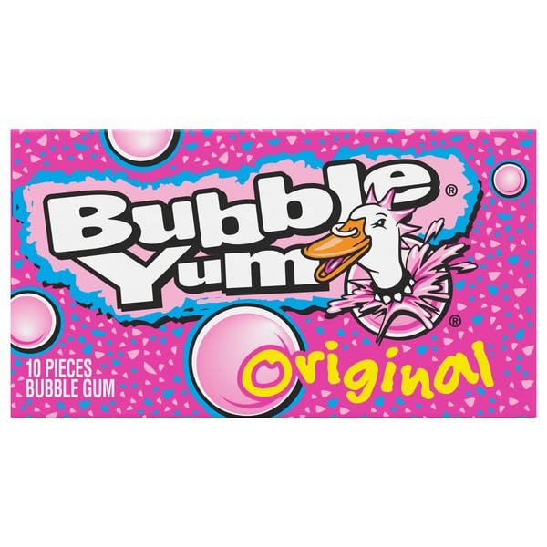 Bubble Yum Original Flavor Bubble Gum, Individually Wrapped