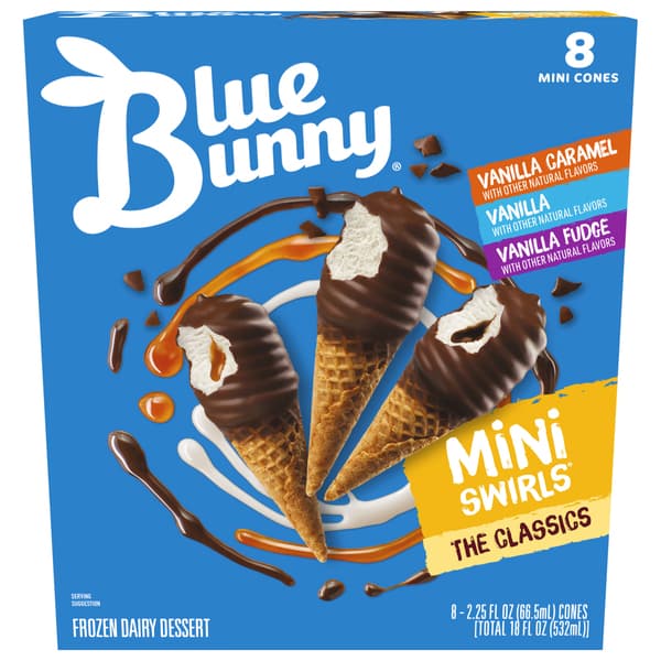 Blue Bunny Mini Swirls Variety Pack The Classics