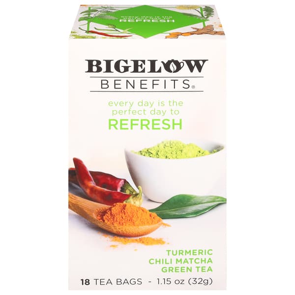 Bigelow Benefits Refresh Turmeric Chili Matcha Green Tea