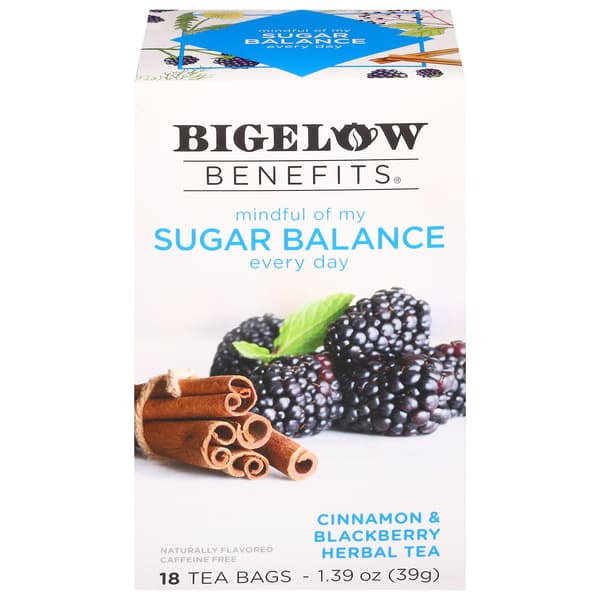 Bigelow Benefits Balance Cinnamon & Blackberry Herbal Tea