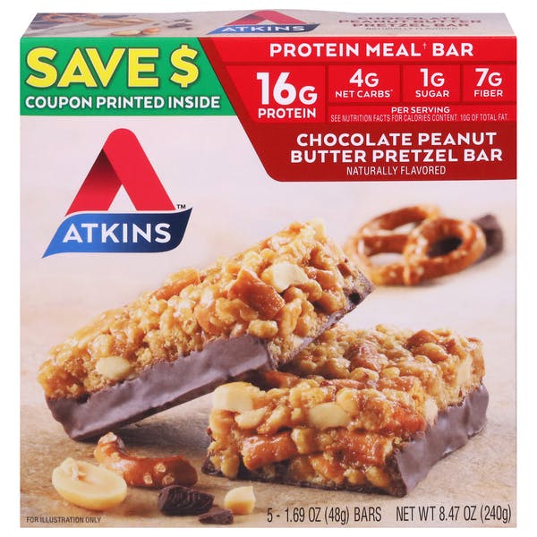 Is it Alpha Gal friendly? Atkins Meal Bars - Chocolate Peanut Butter Pretzel