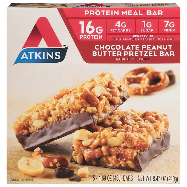 Atkins Meal Bars - Chocolate Peanut Butter Pretzel