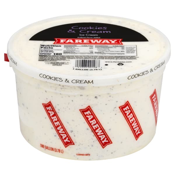 Fareway Cookies & Cream Ice Cream