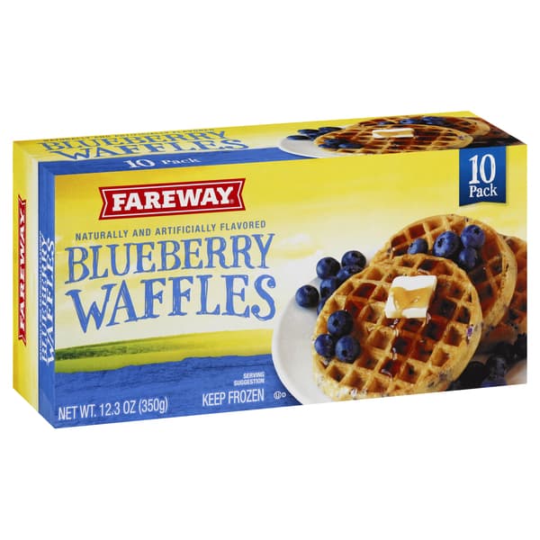 Fareway Blueberry Waffles