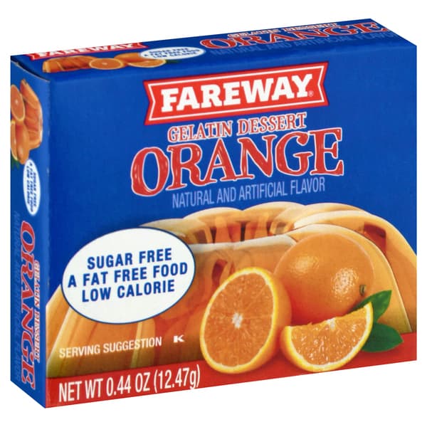 Fareway Sugar Free Orange Gelatin