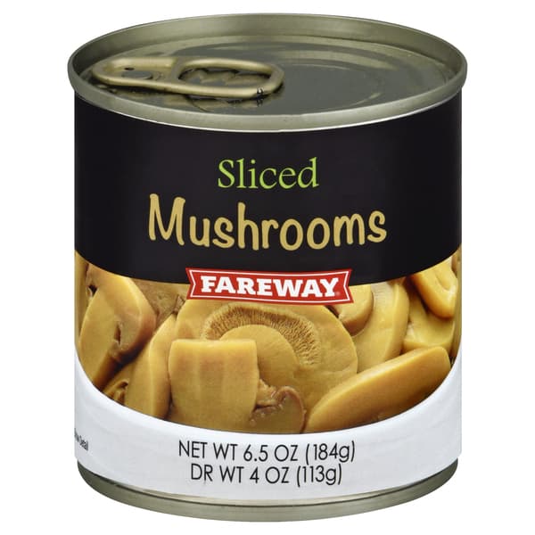 Fareway Sliced Mushrooms