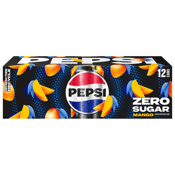 Is it Low FODMAP? Pepsi Cola Zero Sugar Mango Soda Pop
