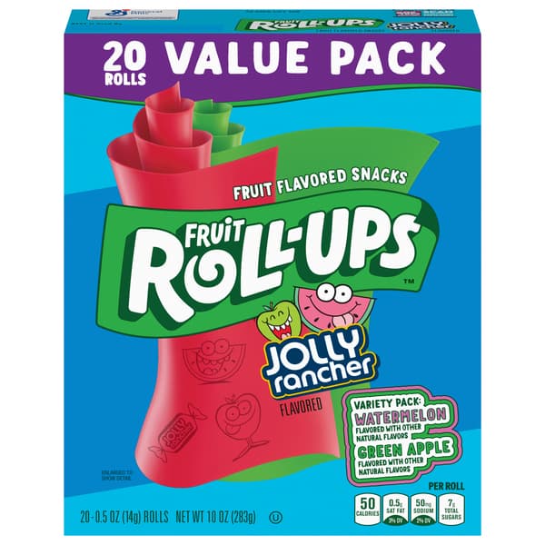 Fruit Roll-Ups Jolly Rancher Flavored Variety