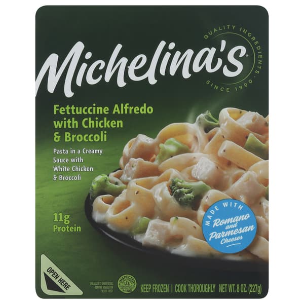 Michelina'S Fettuccine Alfredo With Chicken & Broccoli