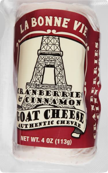 La Bonne Vie Goat Cheese Cranberry & Cinnamon Log