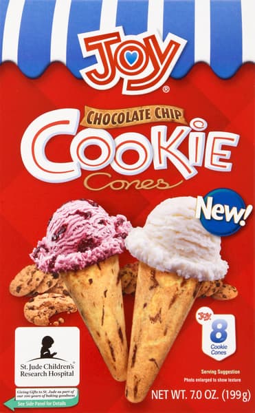 Joy Chocolate Chip Cookie Cone